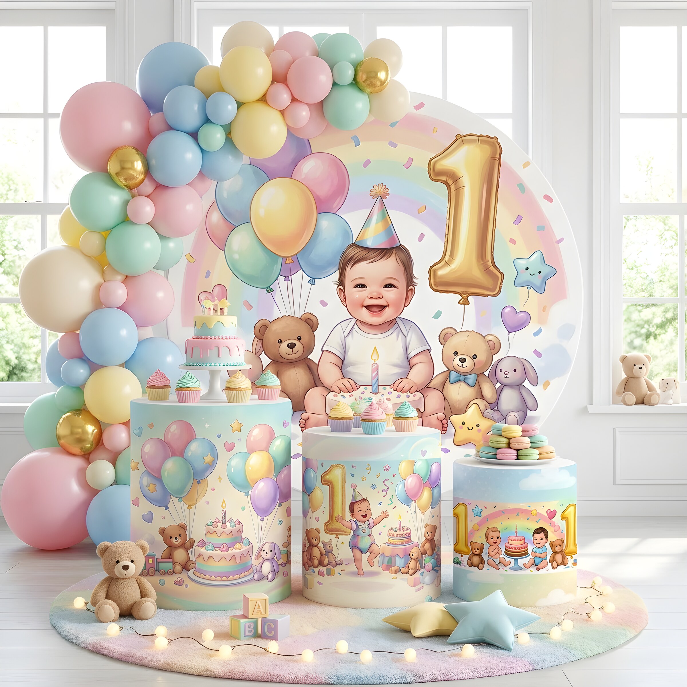 Decoração de festa personalizada